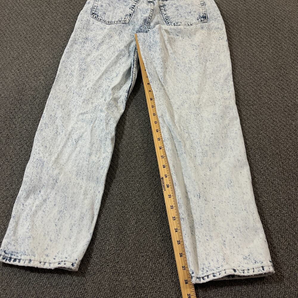 Britannia Jeans Mens Size 31x30 Blue Acid Wash Vintage Missing Rear Patch - Picture 8 of 12